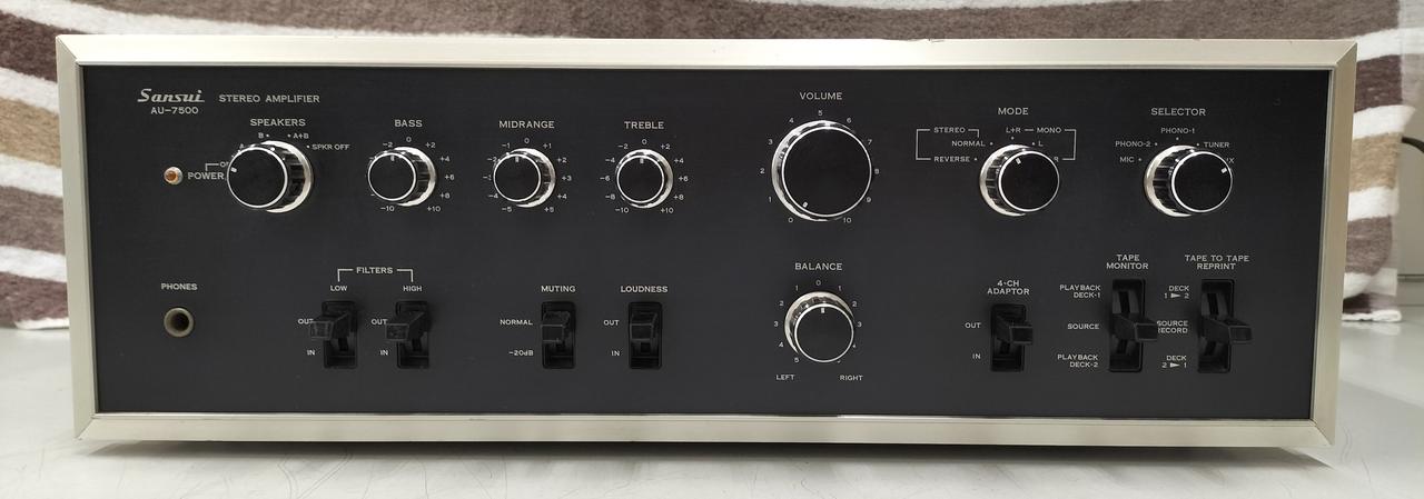 Manasan専用【動作品/美品】SANSUI プリメインアンプ AU-7500 サンスイ(SANSUI)|プリメインアンプ（トランジスター）|HARDOFF