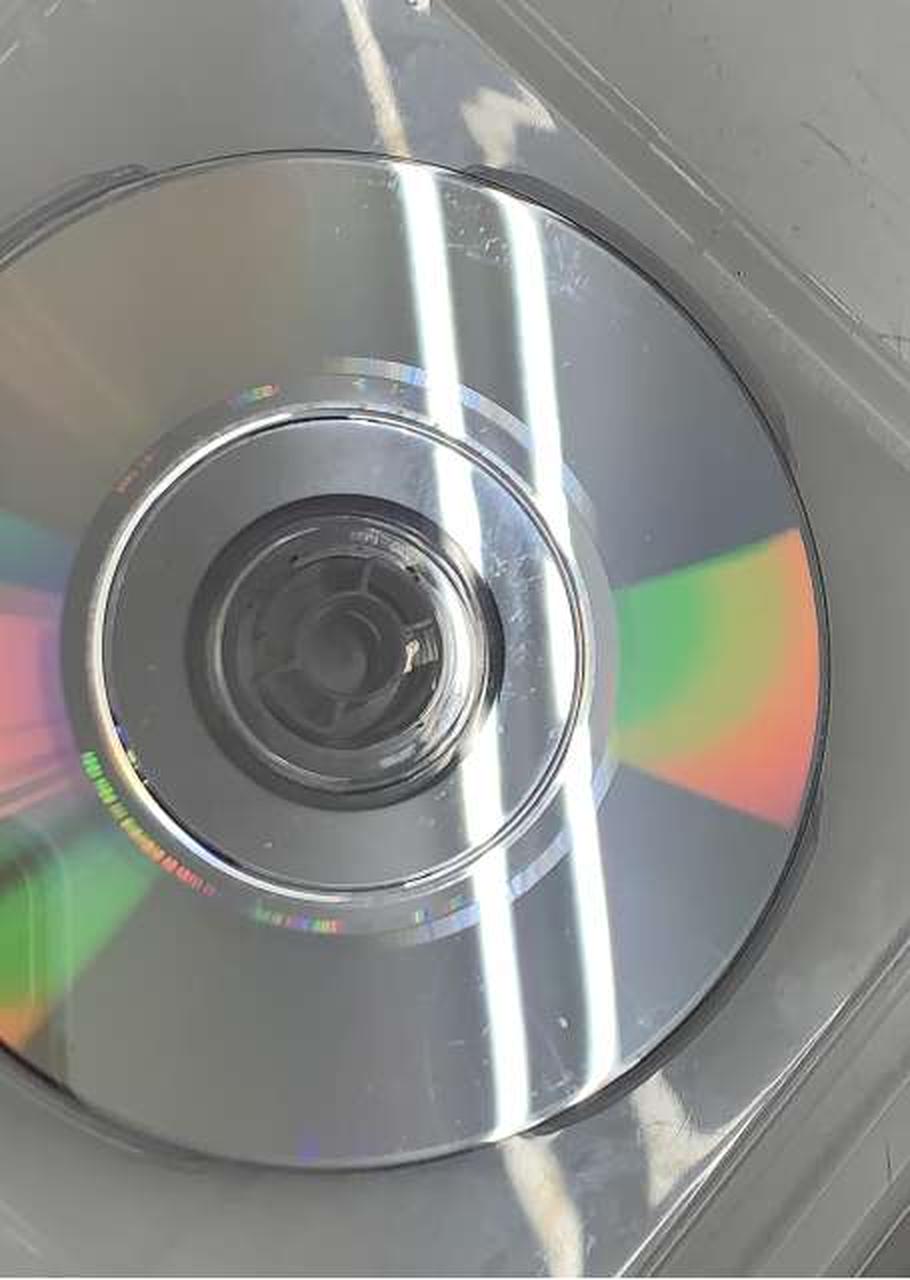 ディスクにキズあり
