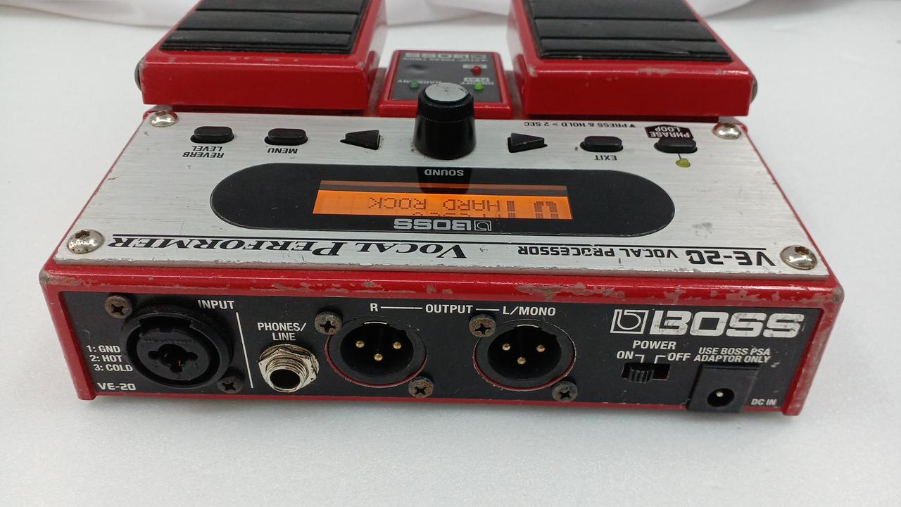 BOSS VE-20 ボーカルプロセッサー【中古品】 BOSS|【JUNK品】ボーカルエフェクター VE-20|【ハードオフ公式通販