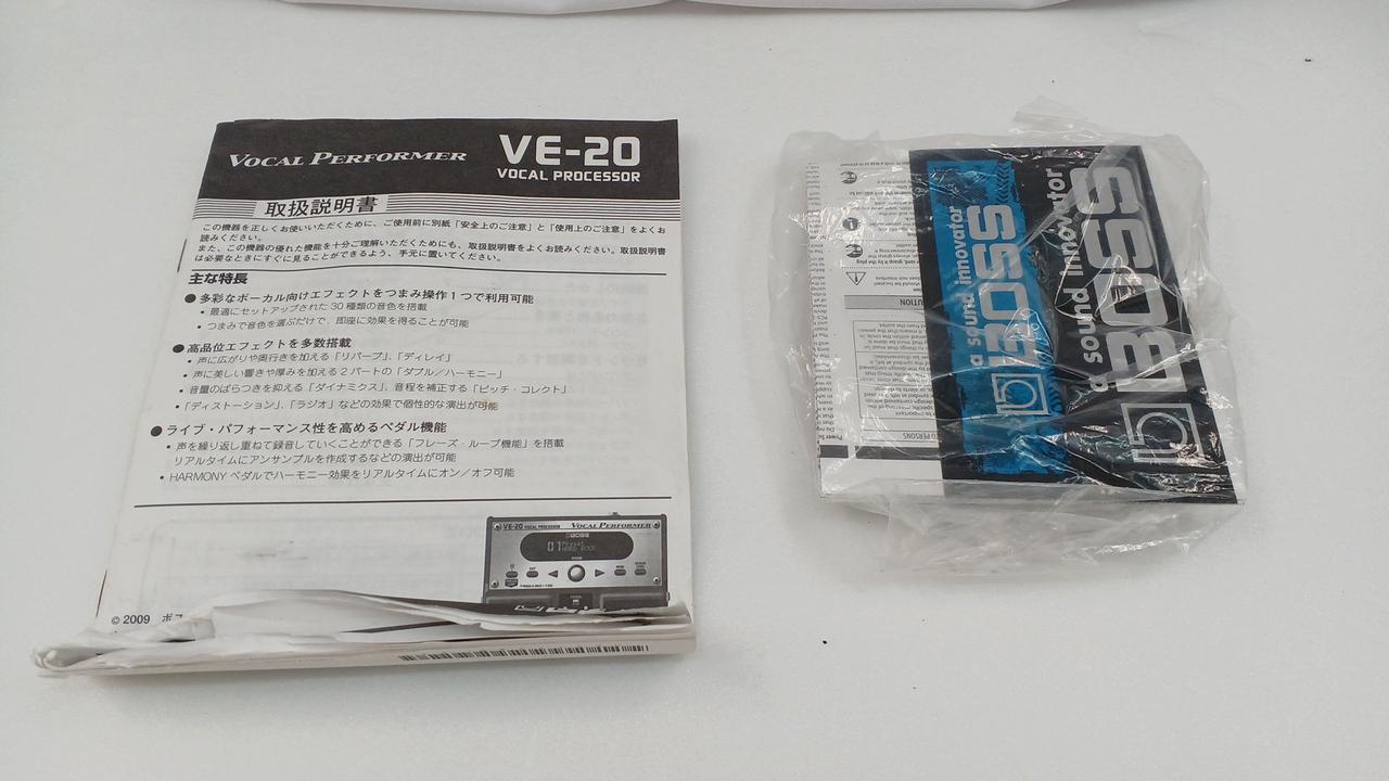 BOSS|【JUNK品】ボーカルエフェクター VE-20|【ハードオフ公式通販