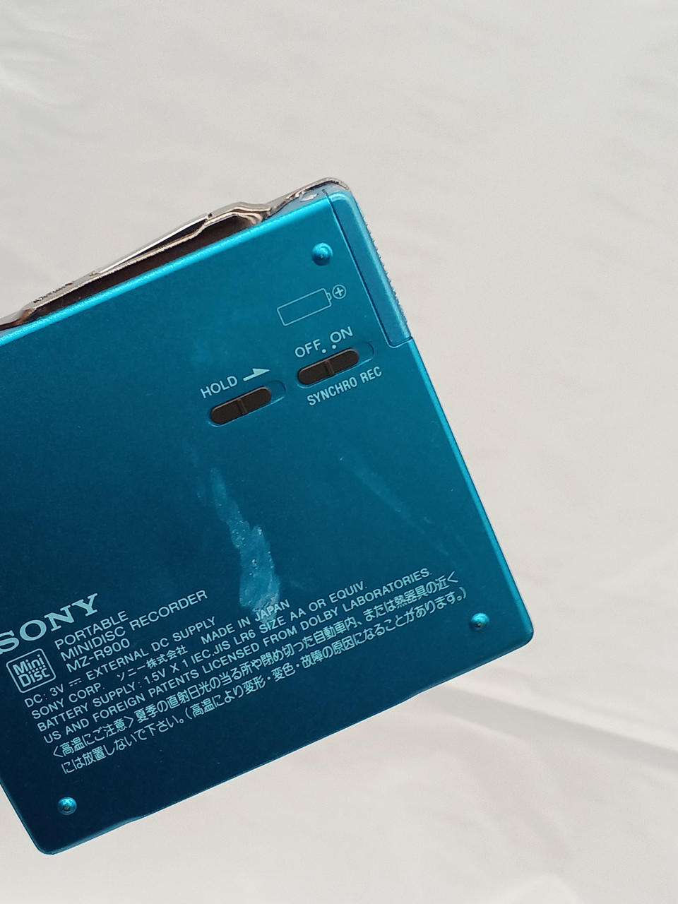 ソニー　MD ウォークマン　MZ−R91　管理ナンバー7202 Amazon | SONY ソニー MZ-R900（L） ブルー ポータブルMD