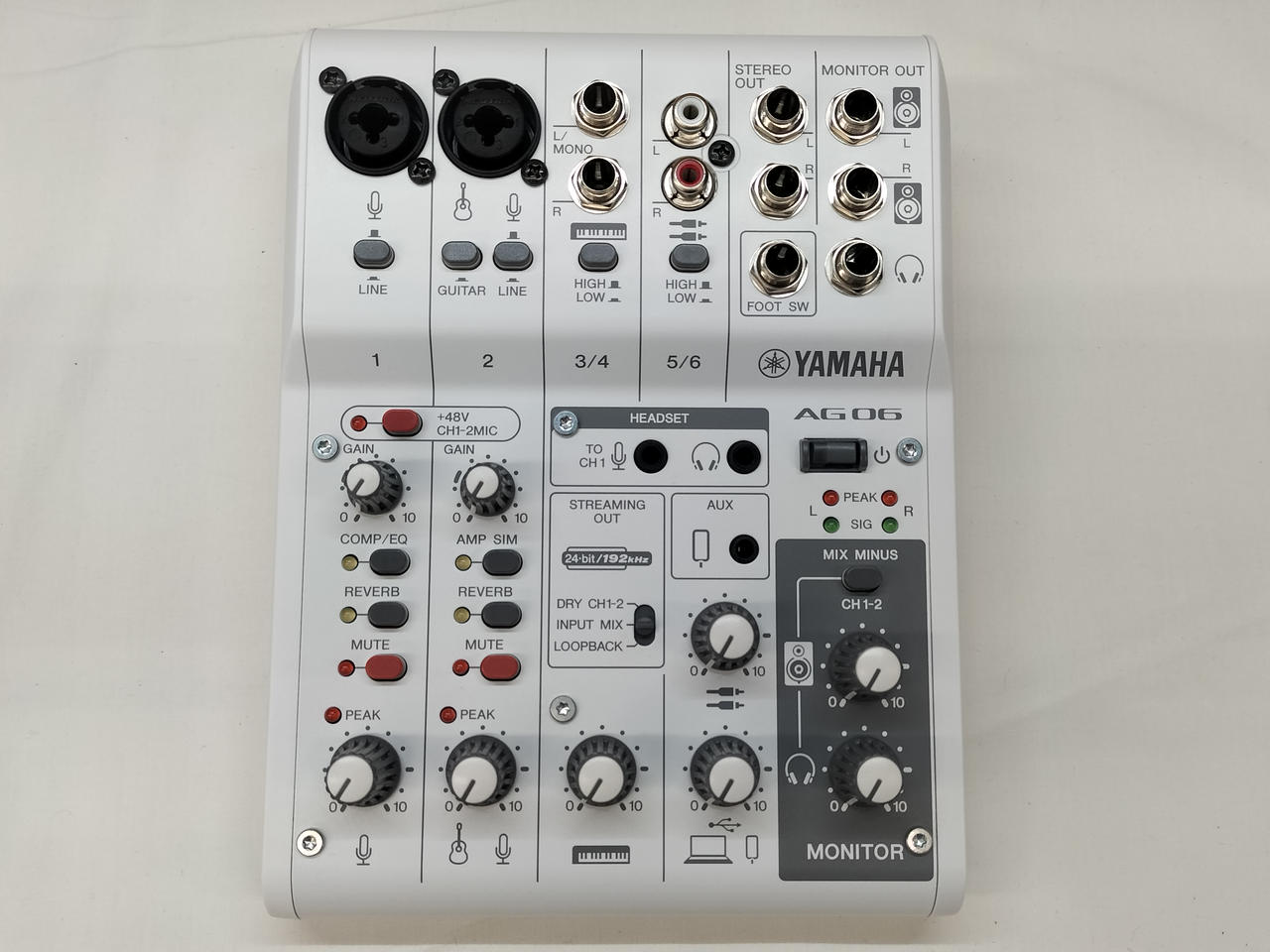 みんなのさと　Yamaha AG06 MK2 Yamaha AG06 MK2 Black - Mixers