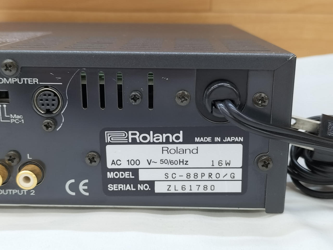 Roland CM-64 外部音源モジュール　ジャンク Yahoo!オークション - Roland ローランド CM-64 音源モジュール