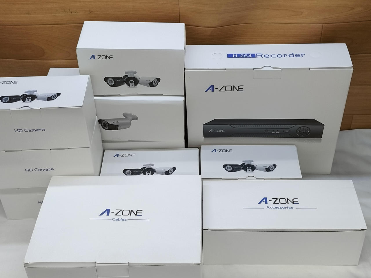 防犯カメラ　A-ZONE  SECURITY SYSTEM カメラキット 防犯カメラ A-ZONE SECURITY SYSTEM カメラキット Amazon.co.jp