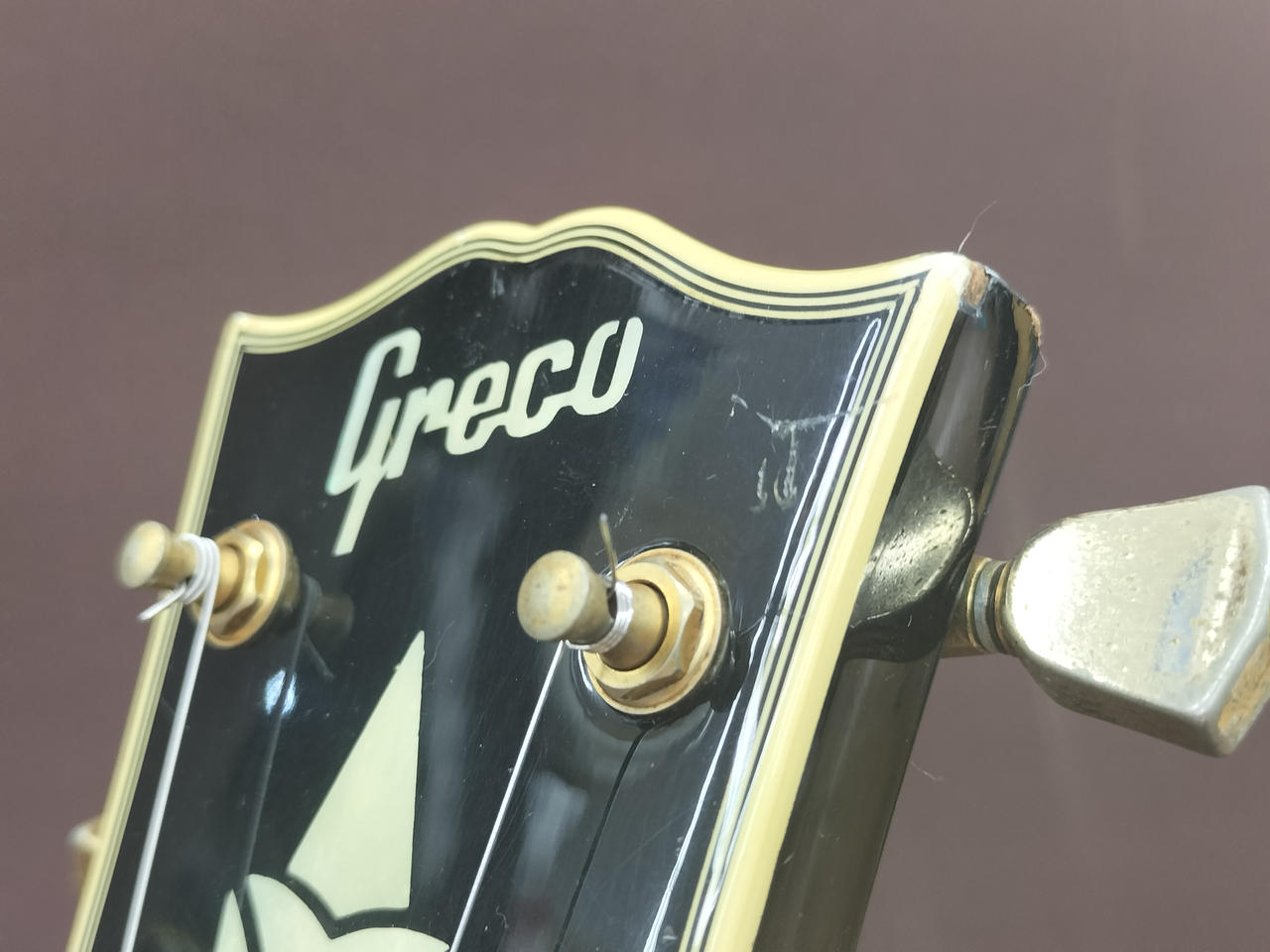 Greco Custom エレキギター ブラック ハードケース付き GATOR ゲーター エレキギター用 ハードケース 木製 ブラック GW