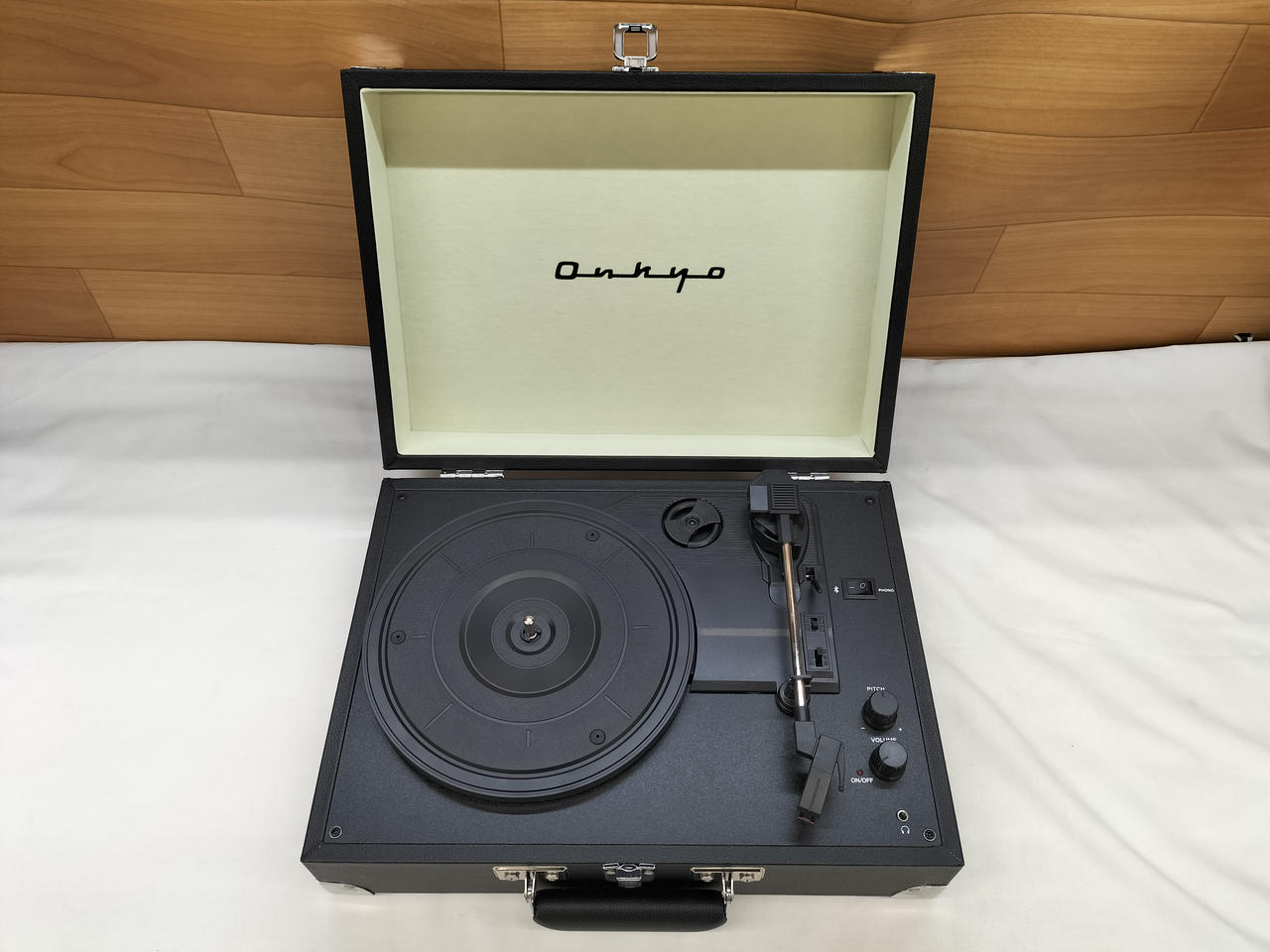 レコードプレーヤー　ｋｏｕｋｉ レコードプレーヤー（3回転数対応）+USB/SDカードリーダー
