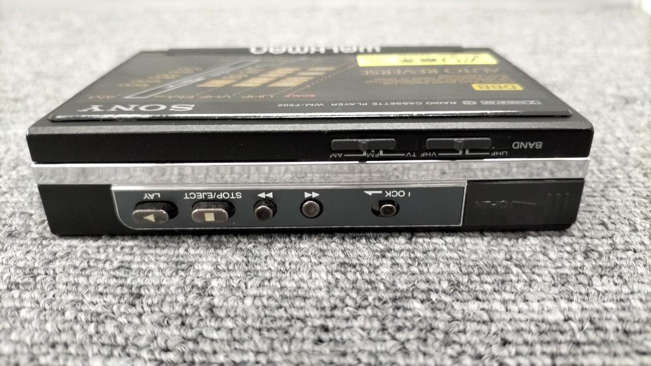 貴重品SONY WM-F502カセットプレーヤー極美品 貴重品SONY WM-F502カセットプレーヤー極美品（ポータブル