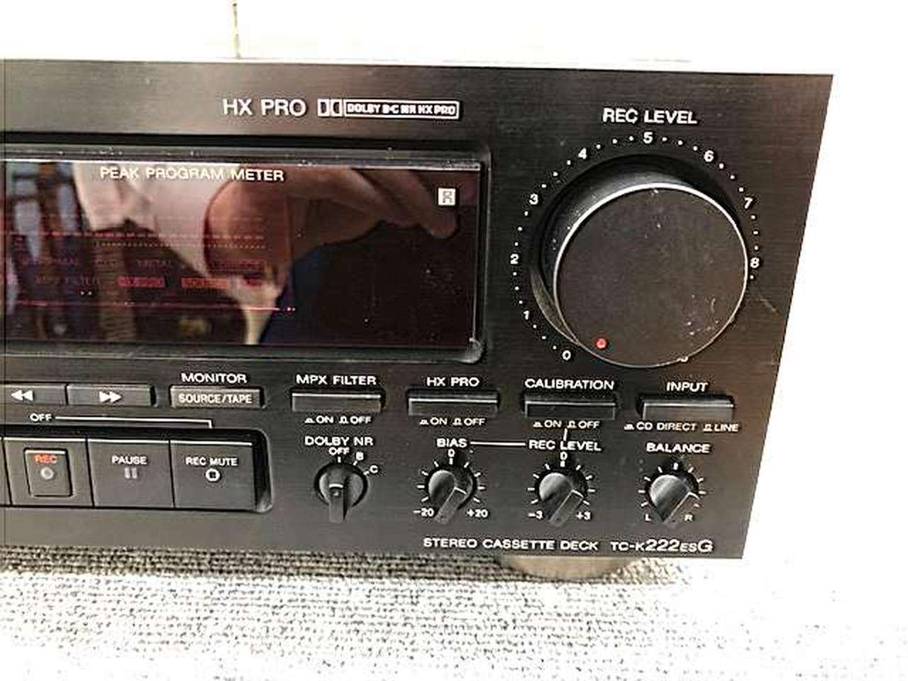 美品メンテナンス整備済SONY製カセットデッキTC-K222ESG 美品メンテナンス整備済SONY製カセットデッキTC-K222ESG