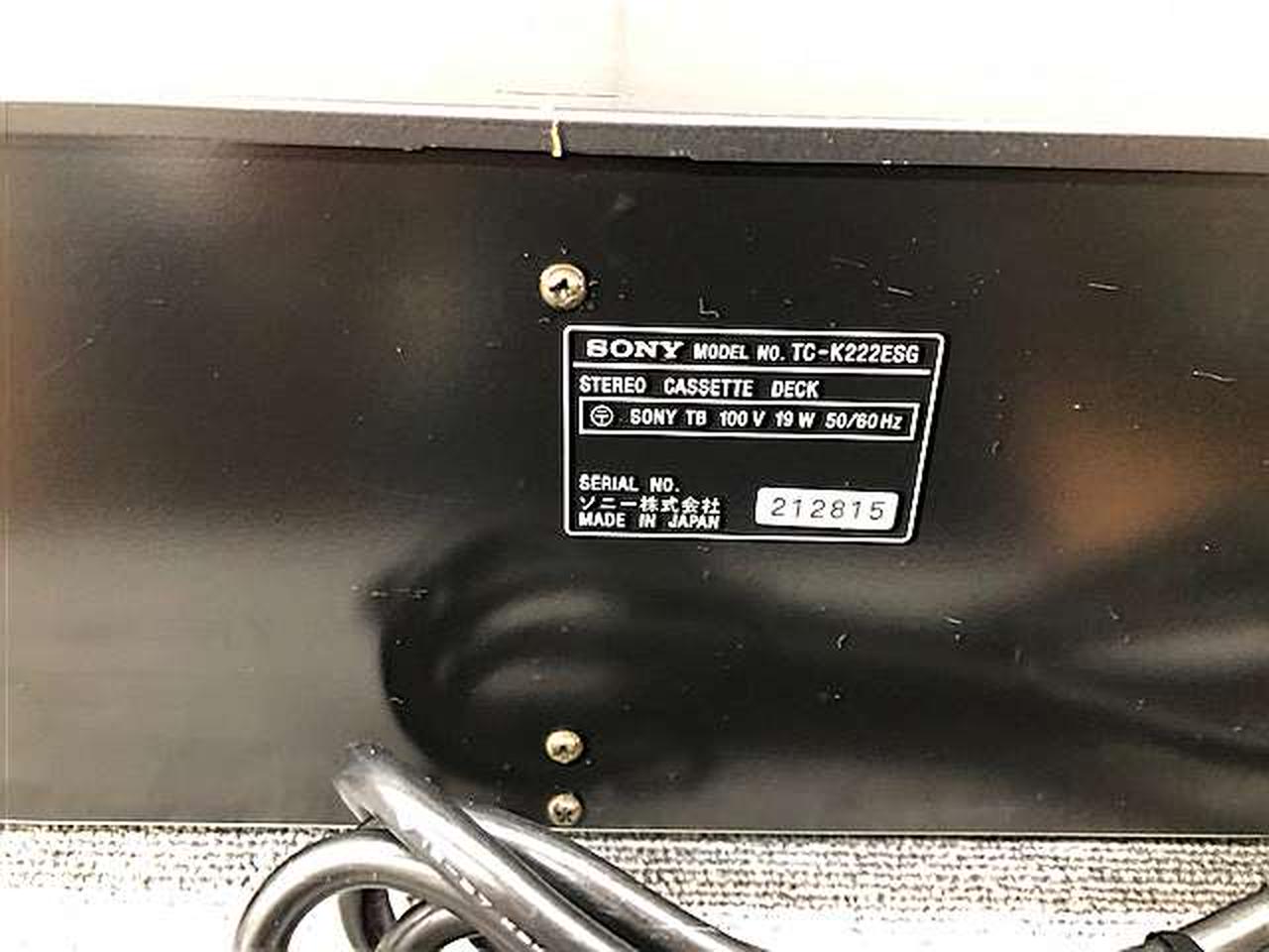 ソニー(SONY)|カセットデッキ|HARDOFFオフモール（オフモ