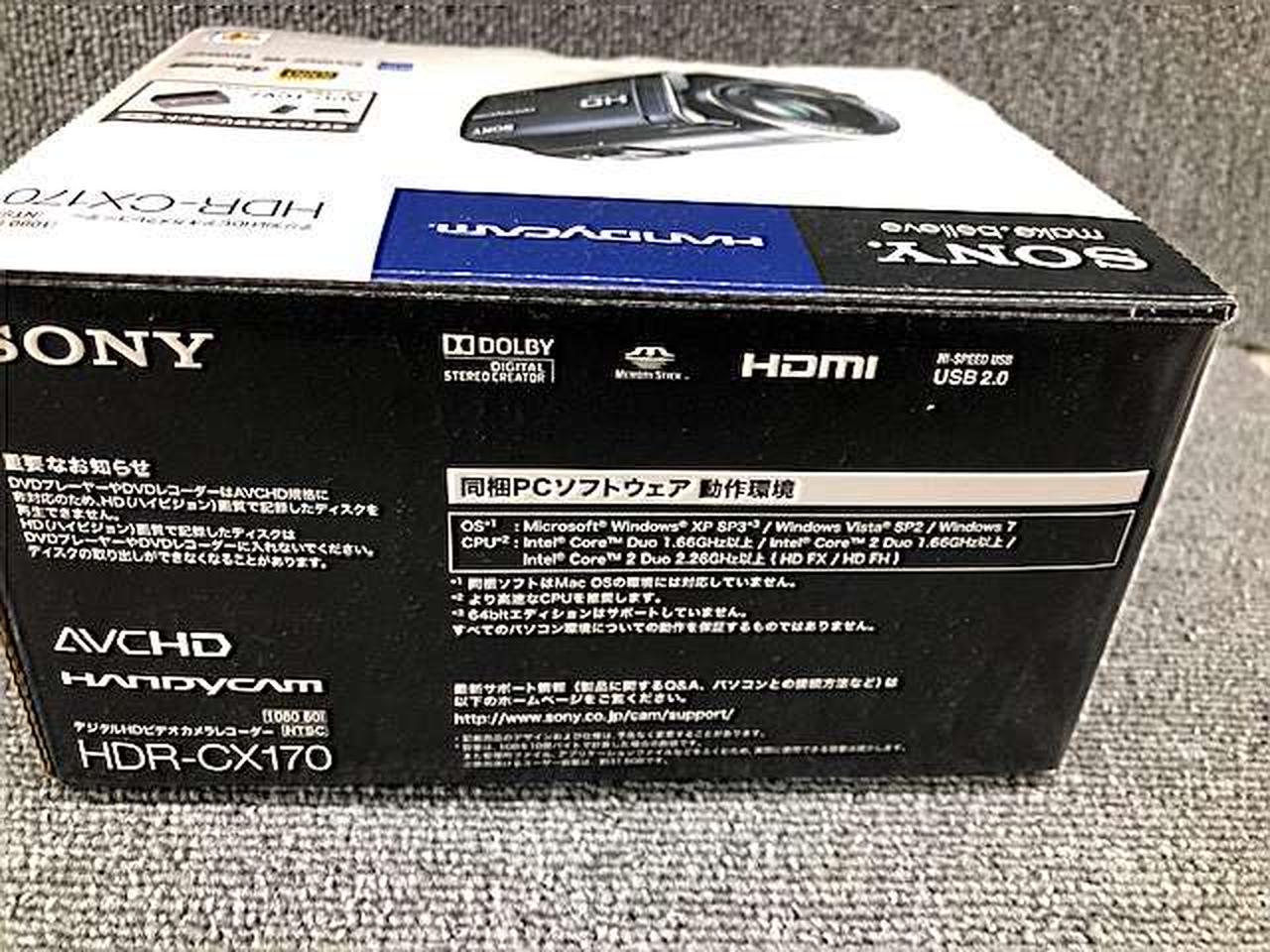 【動作確認済】SONY　HDR-CX170 Amazon.co.jp: SONY CX170 Digital HD Camcorder Recorder Red