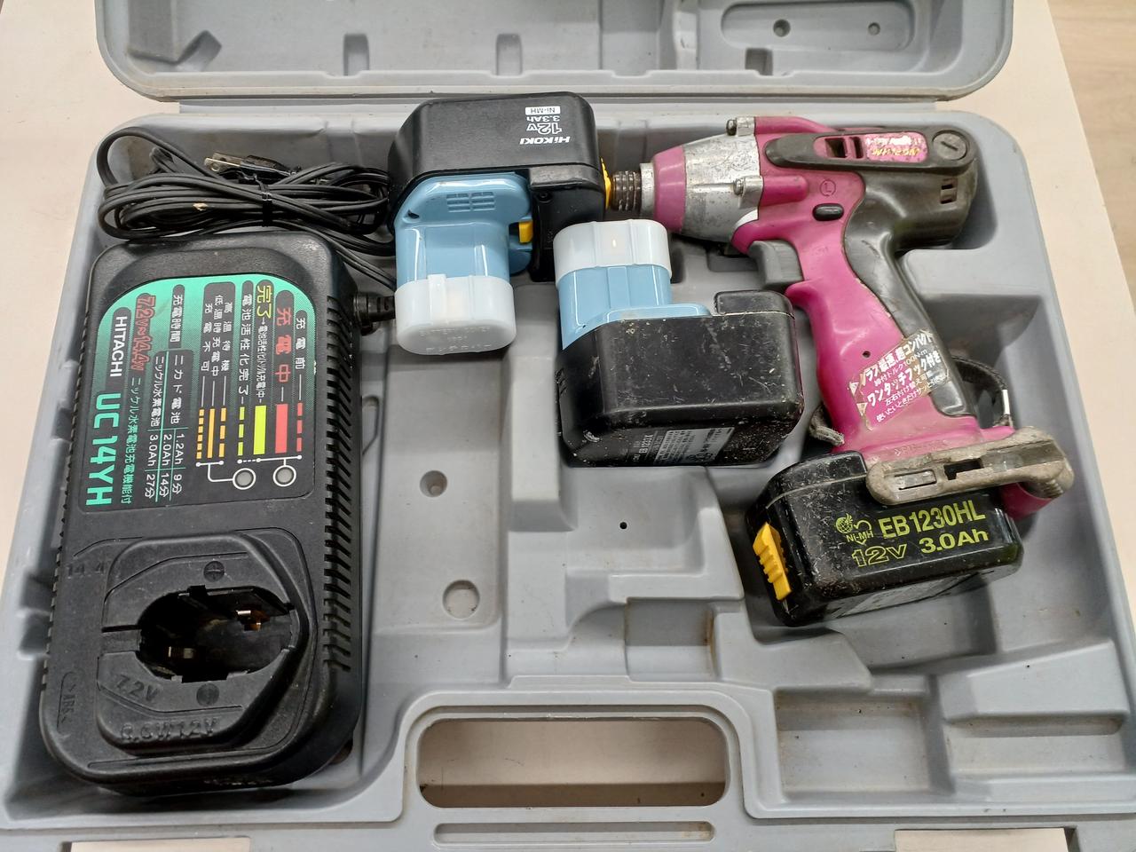 中古】HITACHI 日立 インパクトドライバ WH14DML Cランク 日立 中古】HITACHI 日立 インパクトドライバ WH14DML Cランク 日立