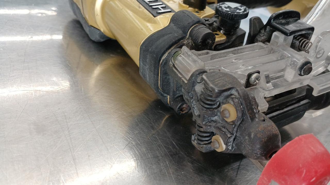 N.Y　日立 WH3H 41mm改 高圧 メンテナンス済み ヒタチセイサクショ(HITACHI)|高圧ネジ釘打|HARDOFFオフモール
