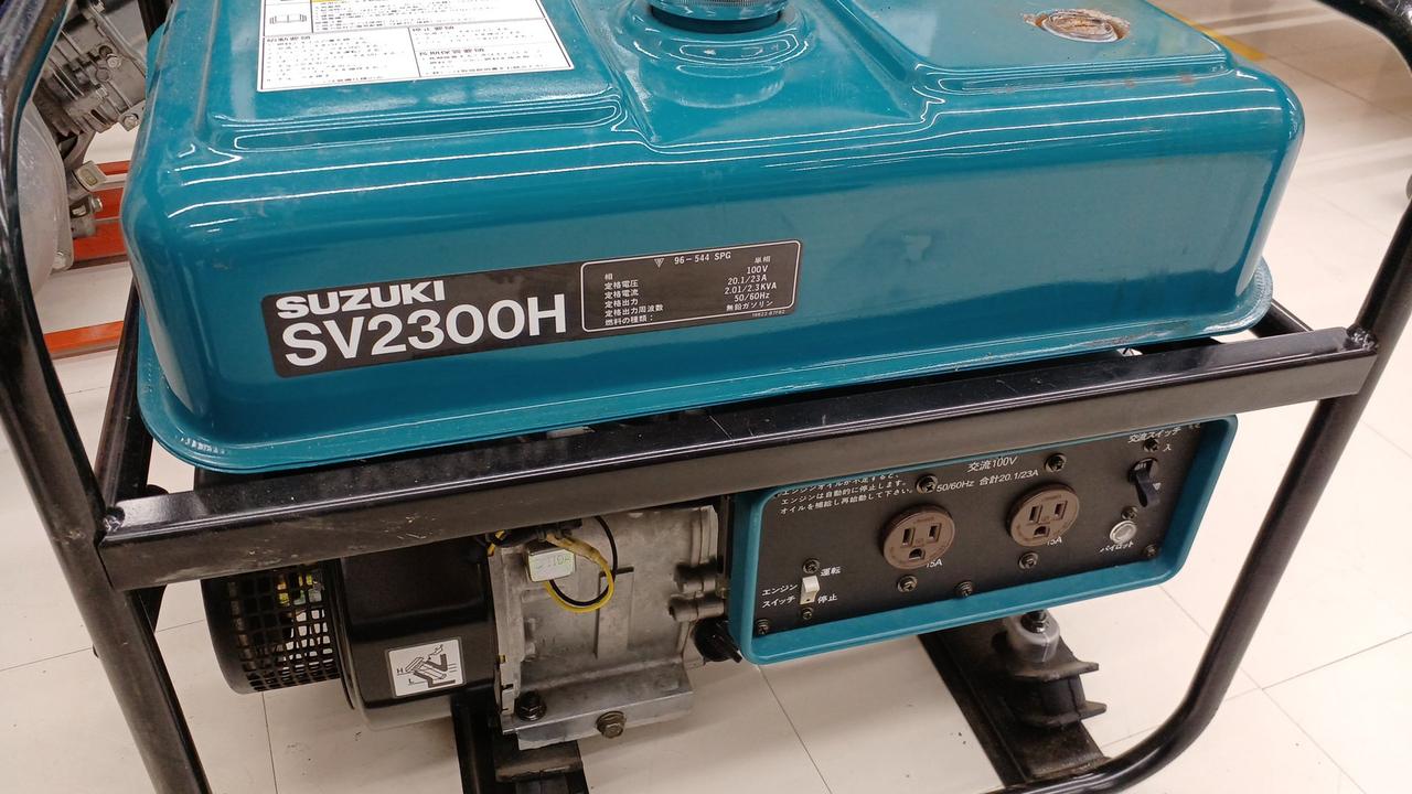 （2020.10.19入荷！）SUZUKI（スズキ）　発電機　SV2300H　高く買取るゾウ中間店 発電機 SUZUKI SV2300Hレンタル ｜ レントオール福井
