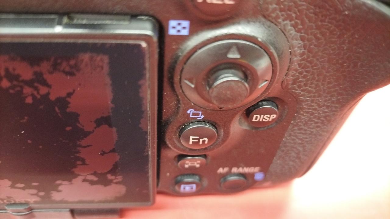 液晶面コーティングが剥げてる