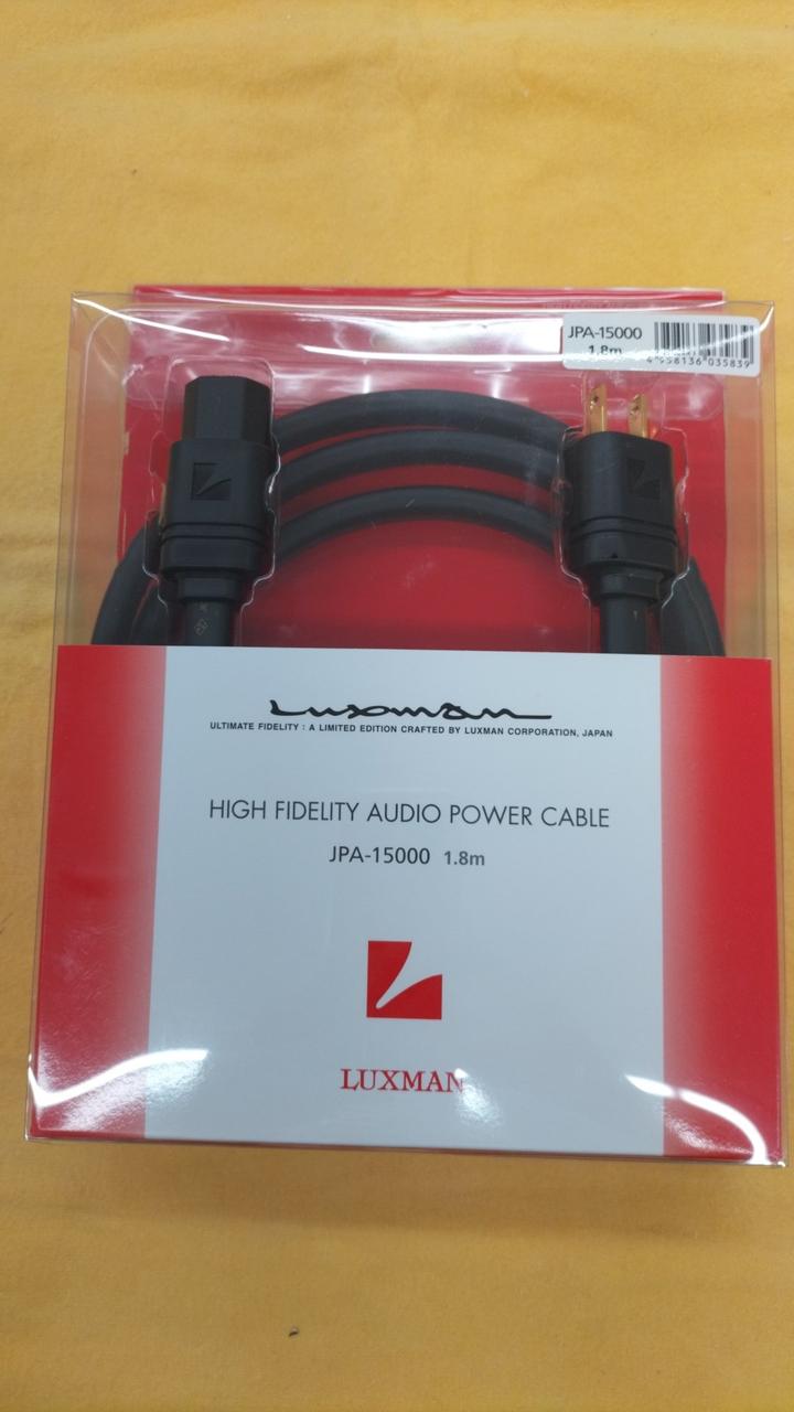 LUXMAN JPP-10000 1.8mラックスマン定価15000円(税抜き) LUXMAN - JPA-15000/1.8m（電源ケーブル）《e》【在庫有り即納