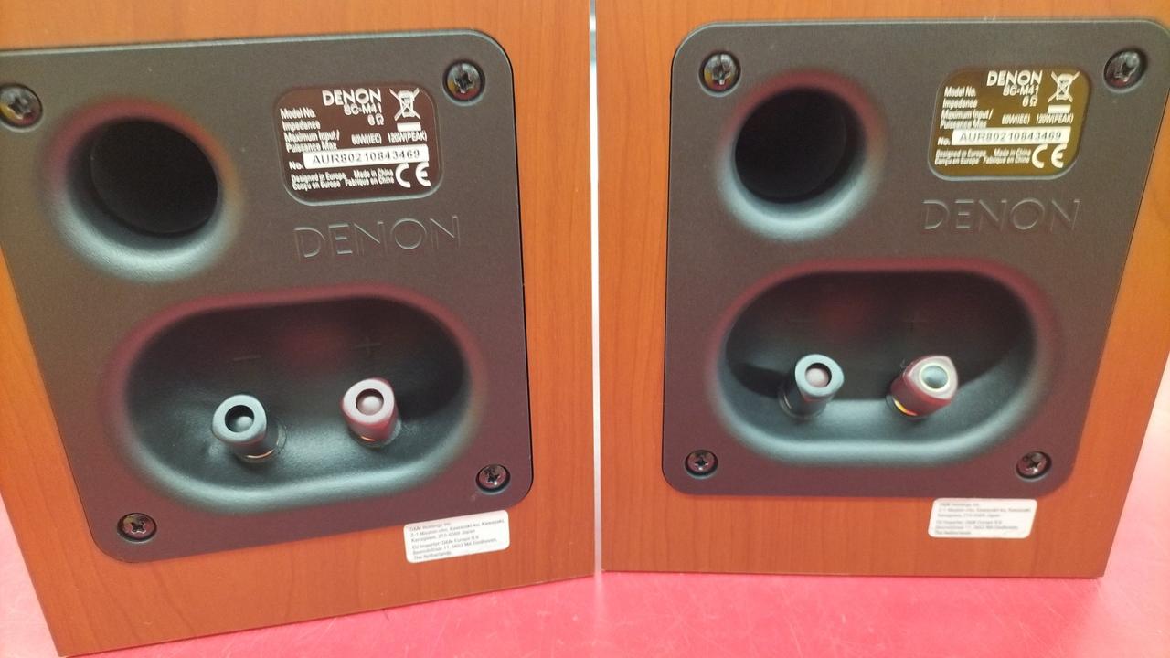 DENON デノン　D-5 スピーカー ダークウッド DENON デノン D-5 スピーカー ダークウッド オーディオ機器