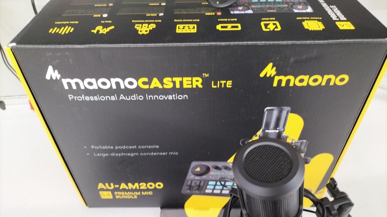 【新品同様品】maono オーディオミキサーセット AU-AM200 S1 AU-AM200 S1 | Maono オーディオインターフェース | 株式会社アスク