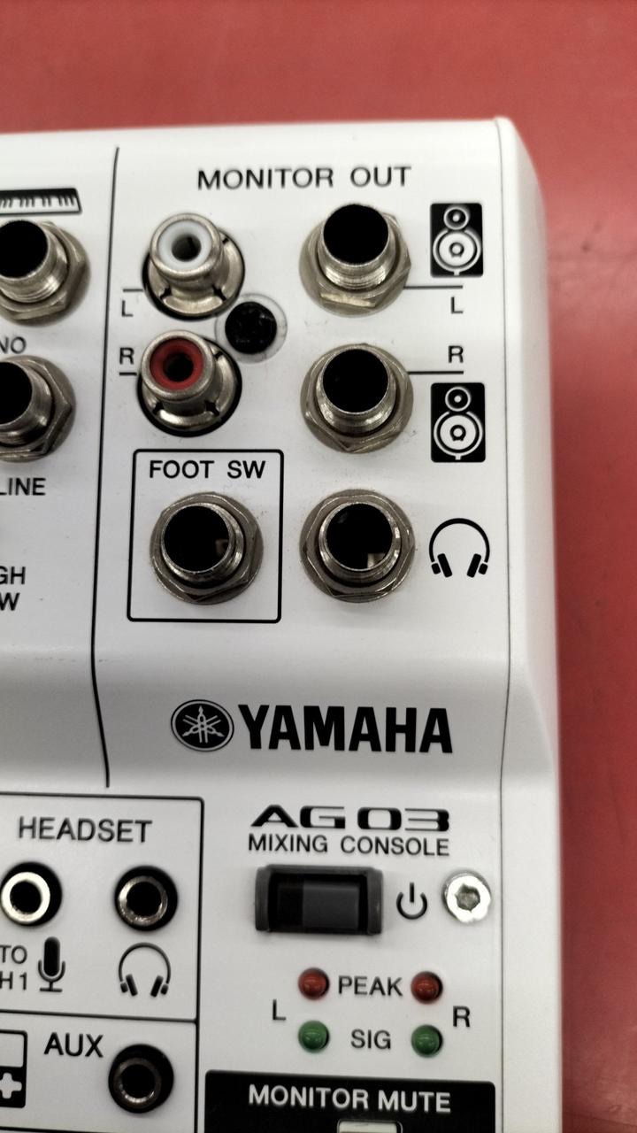 YAMAHA AG03 MK2 ミキシングコンソール YAMAHA AG03 MK2 ミキシングコンソール