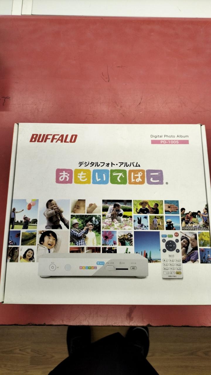 【未使用品】BUFFALOデジタルフォト・アルバム おもいでばこ FD-100 未使用品】BUFFALOデジタルフォト・アルバム おもいでばこ FD-100