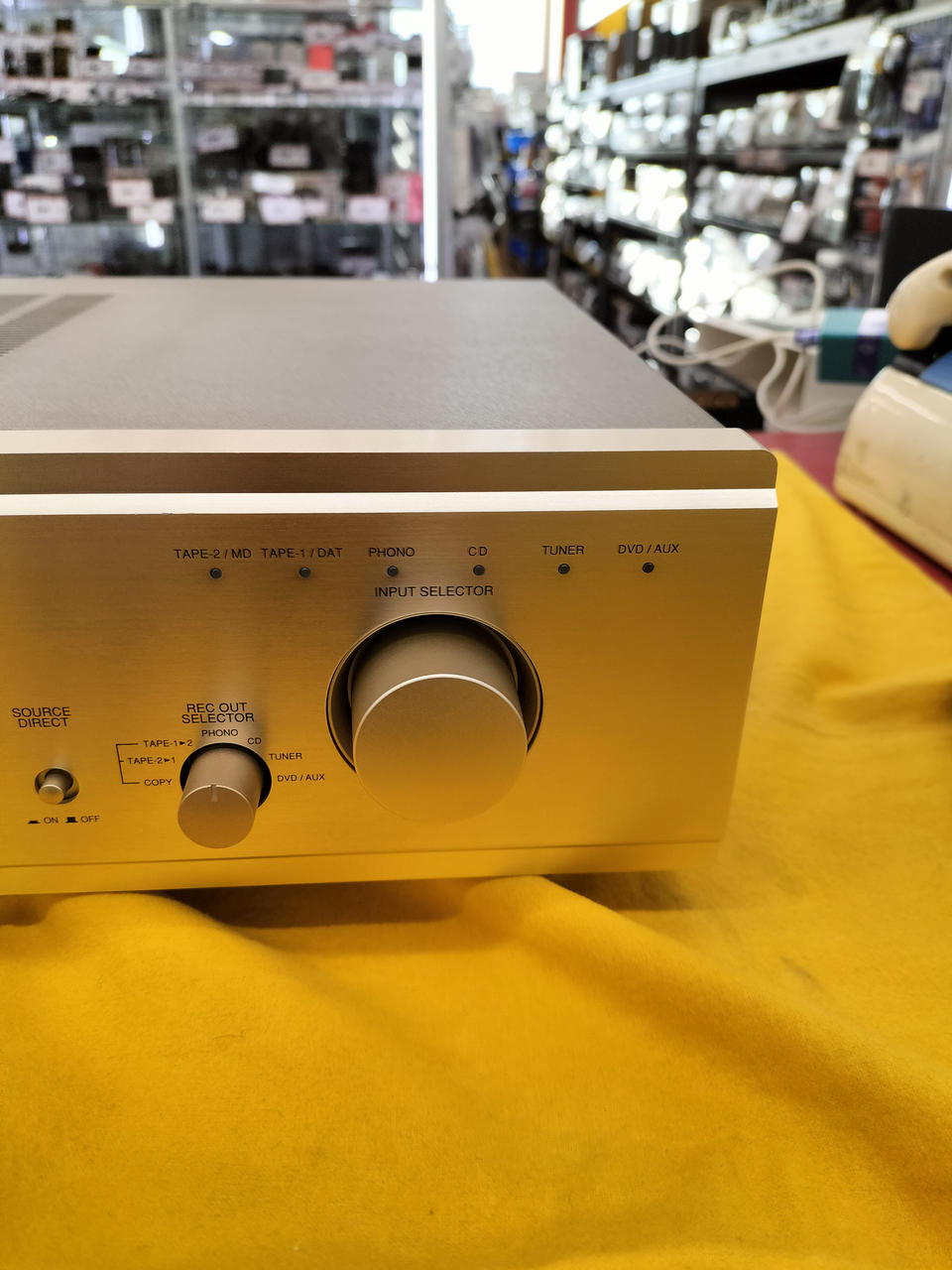 DENON プリメインアンプ 美品 リモコン付 プリメインアンプ シルバー PMA-600NESP [ハイレゾ対応 /DAC機能対応