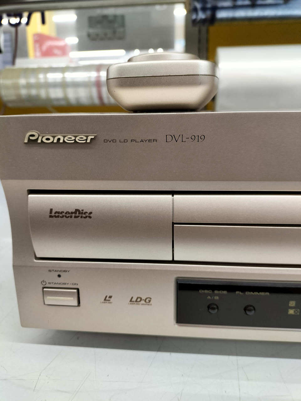 Pioneer DVD/LDプレーヤー DVL-919 Pioneer パイオニア DVL-919 DVD LD CD レーザーディスク デッキ 両面
