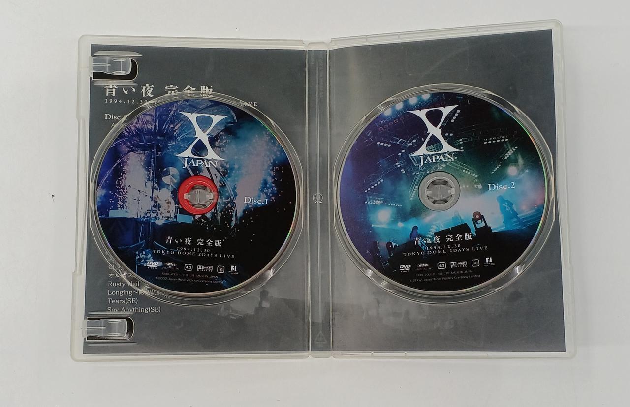 写真右側の青い夜完全版ディスク２キズあり