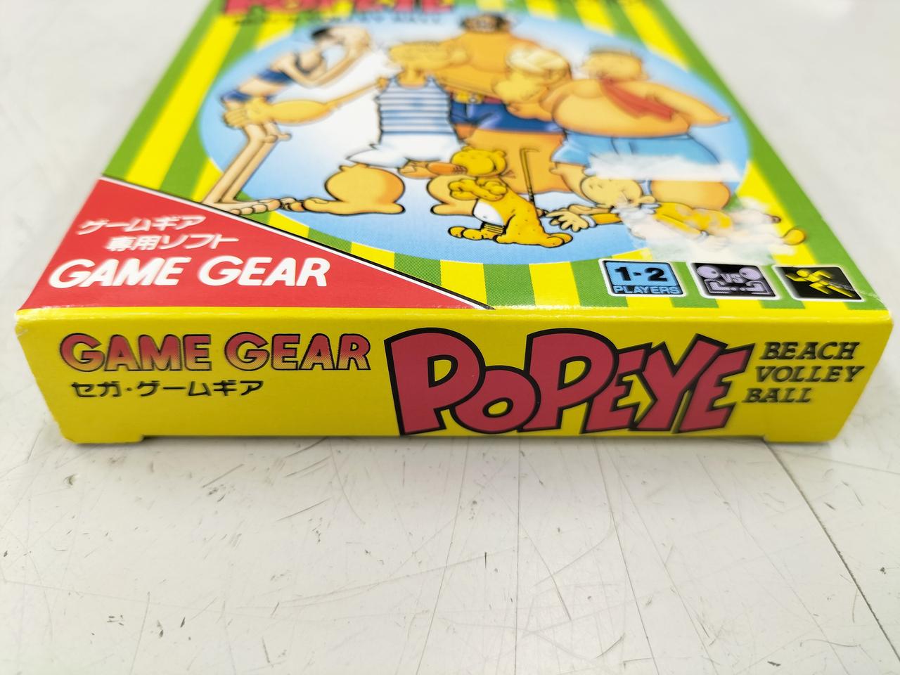 ポパイのビーチバレー　ゲームギアソフト ポパイビーチバレーボールゲームギアソフト