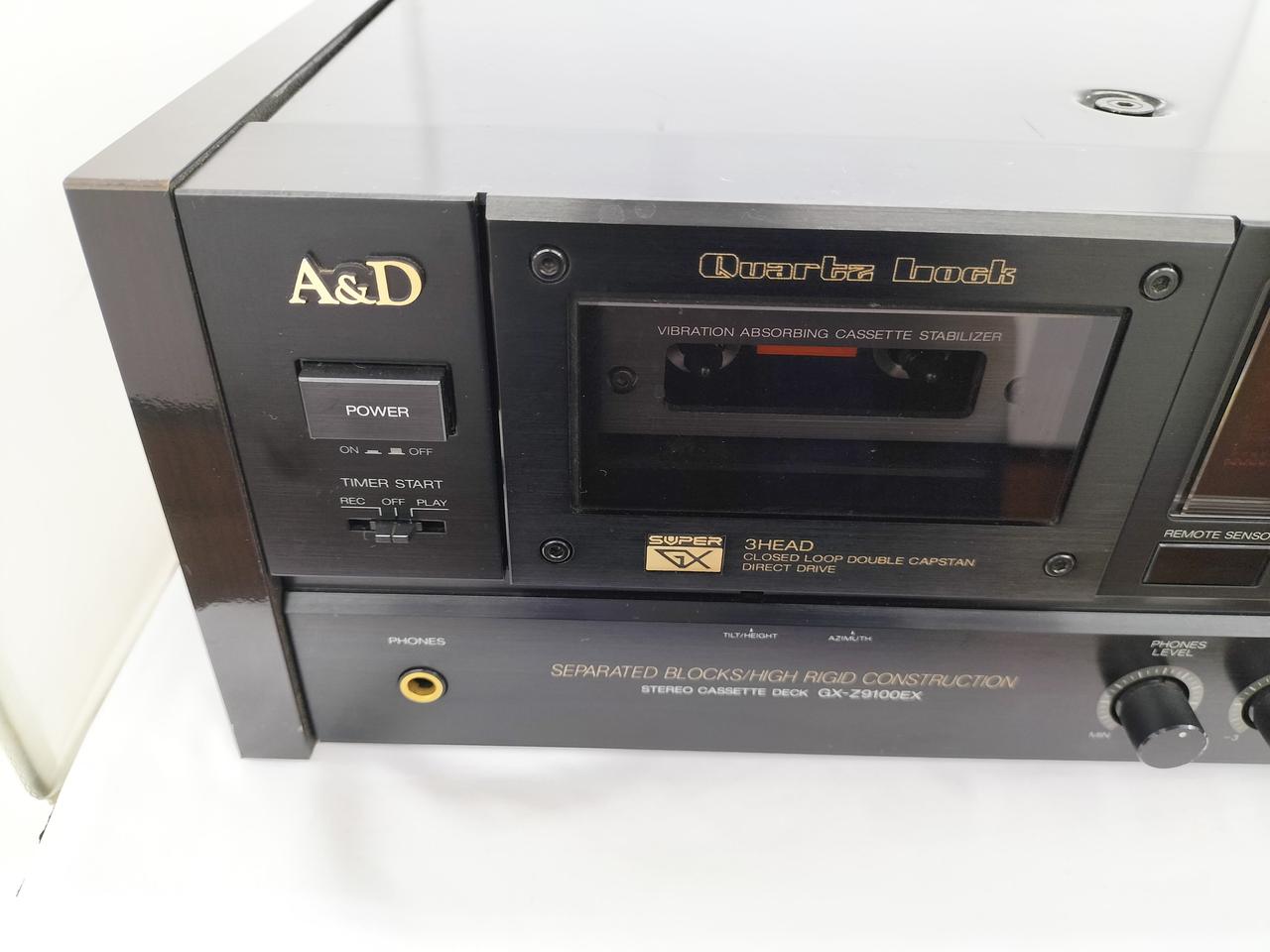 A&D GX-Z9100EX カセットデッキ ジャンク品 Amazon.co.jp: エー・アンド・デイ カセットデッキ A＆D GX