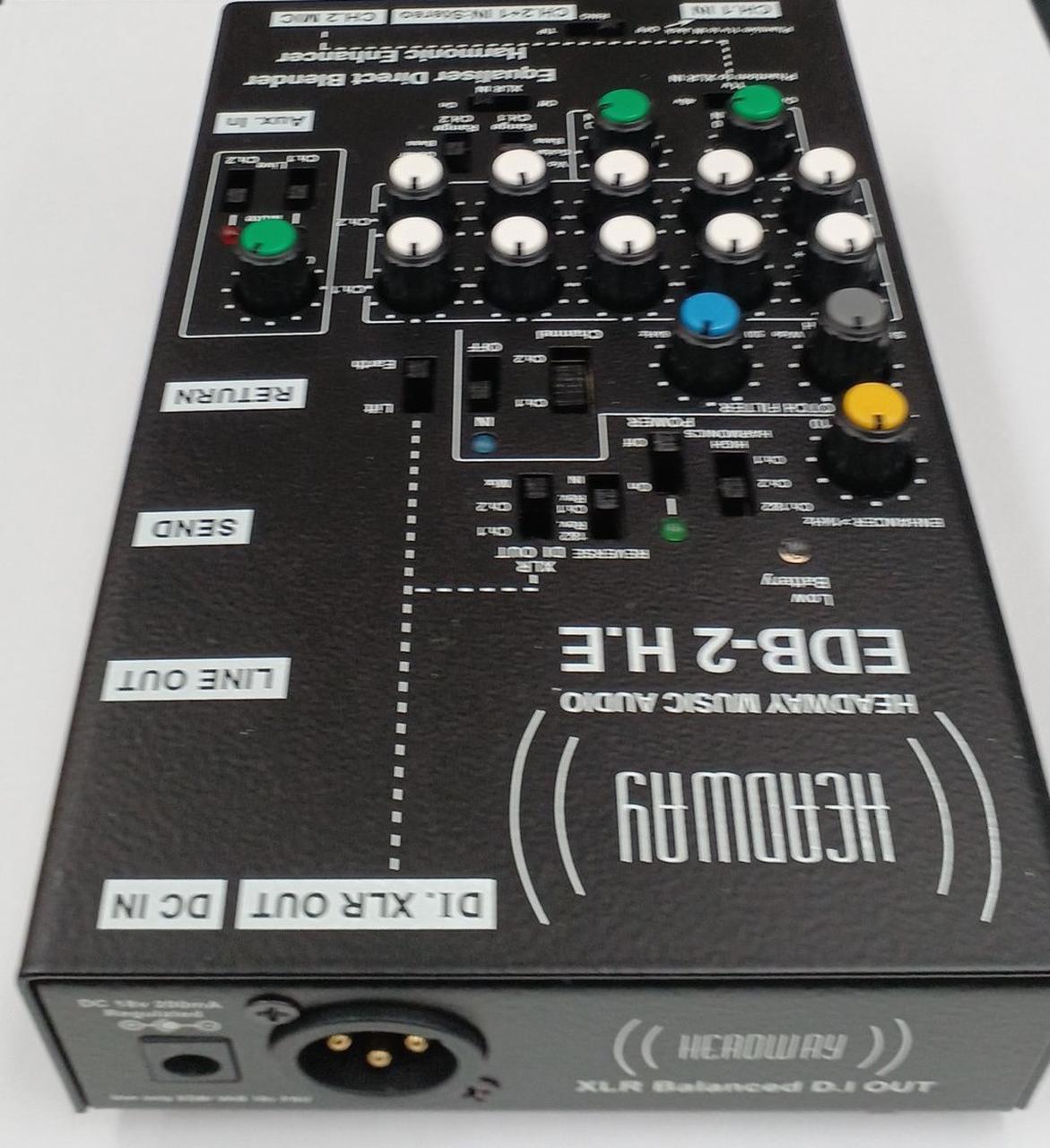 人気旧型】Headway EDB-2 アコースティック用プリアンプ／18VAC