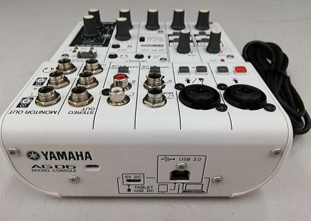 AG06 YAMAHA オーディオインターフェイス YAMAHA AG06レビュー】オンラインレッスンで活躍する配信特化の
