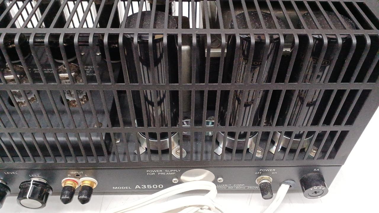 真空管アンプ A3500ステレオ　Luxkit 7/23限り LUXKIT A3500 管球式パワーアンプ - 中古オーディオの販売や買取