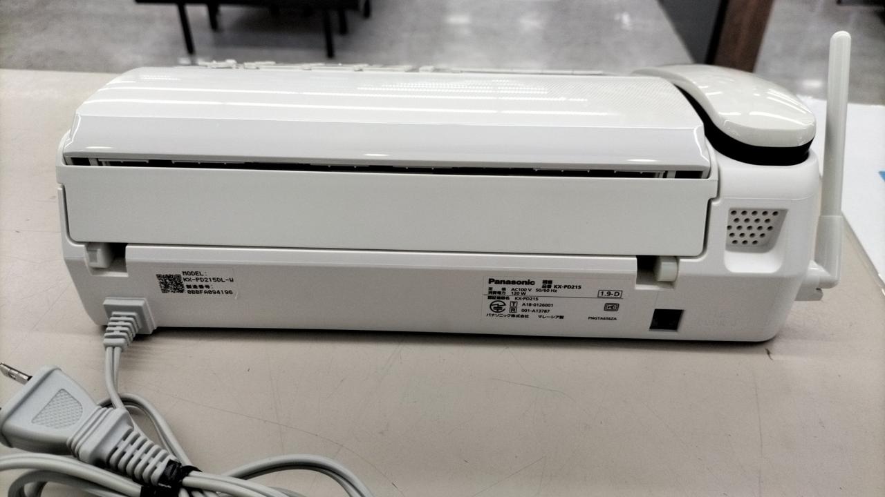 その他 Panasonic - Panasonic kx-pd215dl-w Panasonic KX-PD215DL-W ホワイト パーソナルファックス - メルカリ