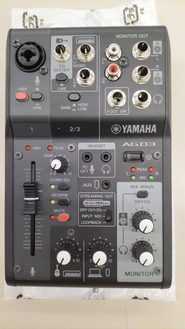 YAMAHA AG03 アナログミキサー【未開封】 ヤマハ(YAMAHA)|アナログミキサー|HARDOFFオフモール（オフモ