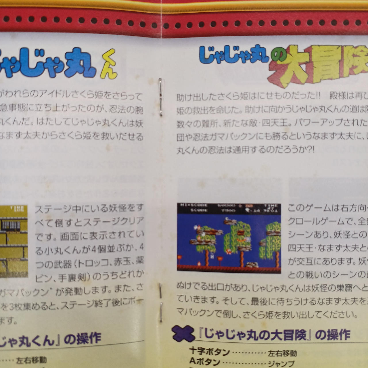 取扱説明書にシミあり