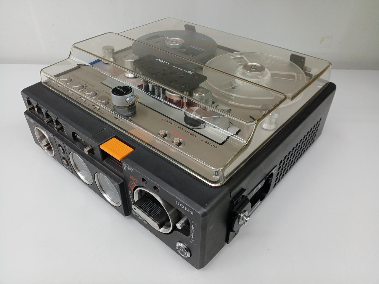 SONY TC-5550-2 オープンリールデッキ　デンスケ SONY TC-5550-2 デンスケ ポータブルオープンリールデッキ 5号空