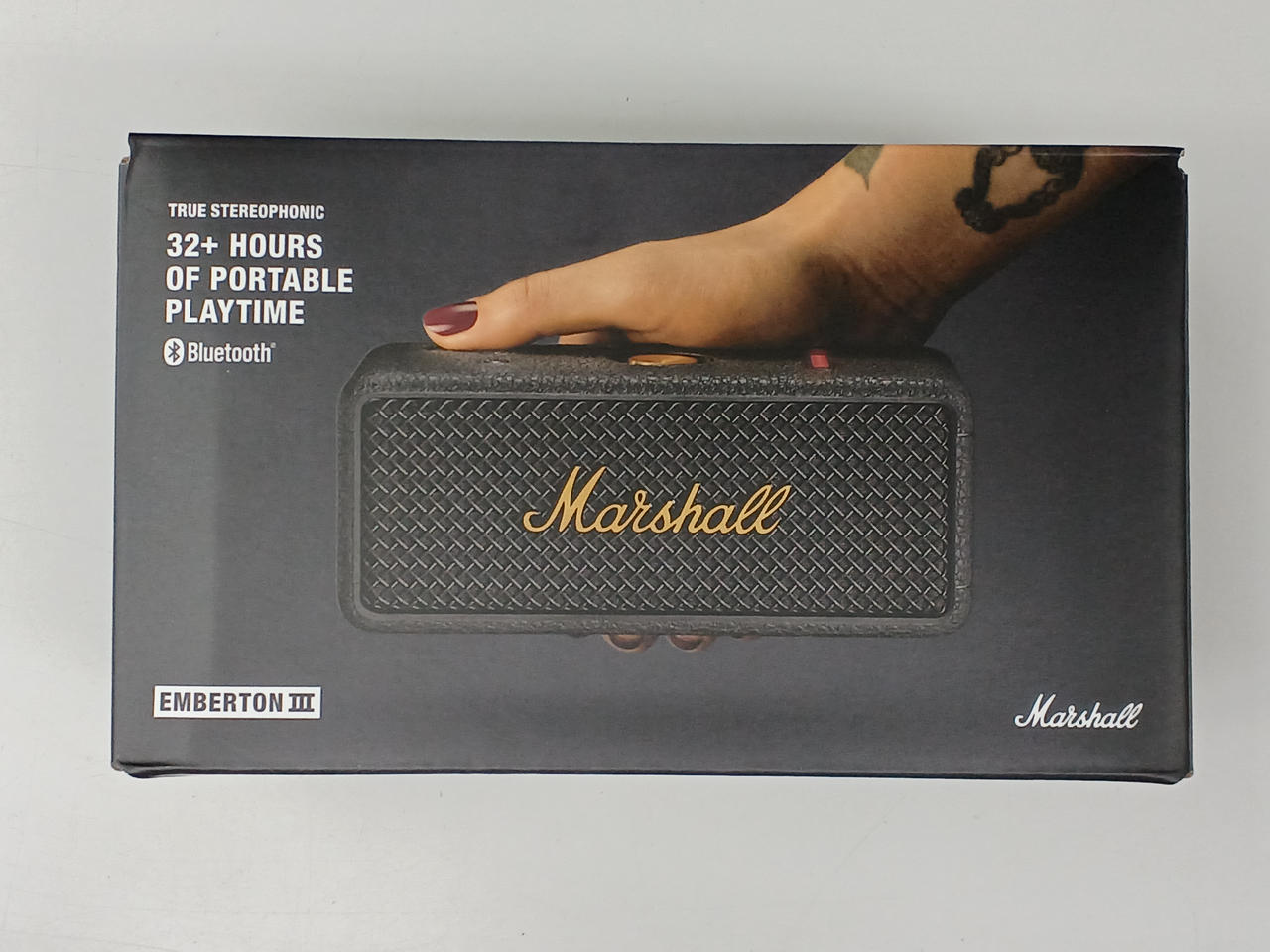 Marshall ポータブルスピーカー Marshall】ポータブルBluetoothスピーカー《Emberton》新発売