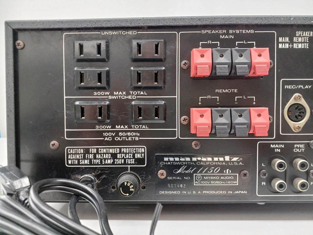 Marantz SM6100/F1N ステレオプリメインアンプ（通電確認済） Marantz SM6100/F1N ステレオプリメインアンプ（通電確認済） Marantz