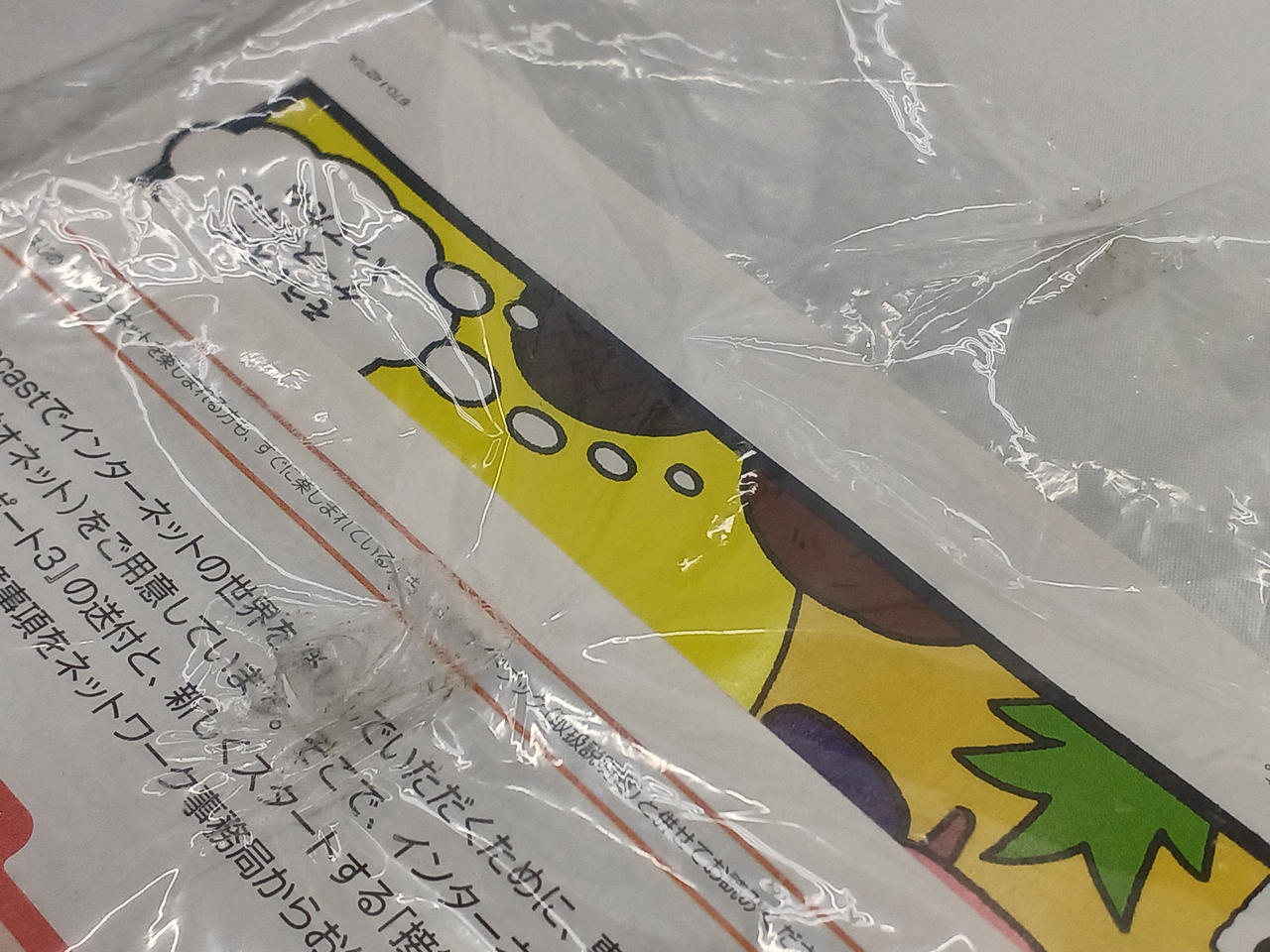 取説袋に傷み有