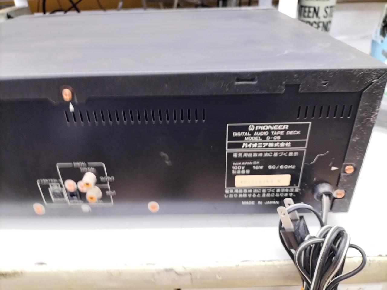 パイオニア(PIONEER)|DATデッキ(デジタルオーディオテープデッキ
