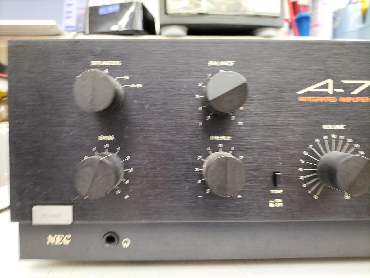 NEC A-7 プリメインアンプ 動作訳あり品 お値下げ可 NEC A-7の仕様 日本電気