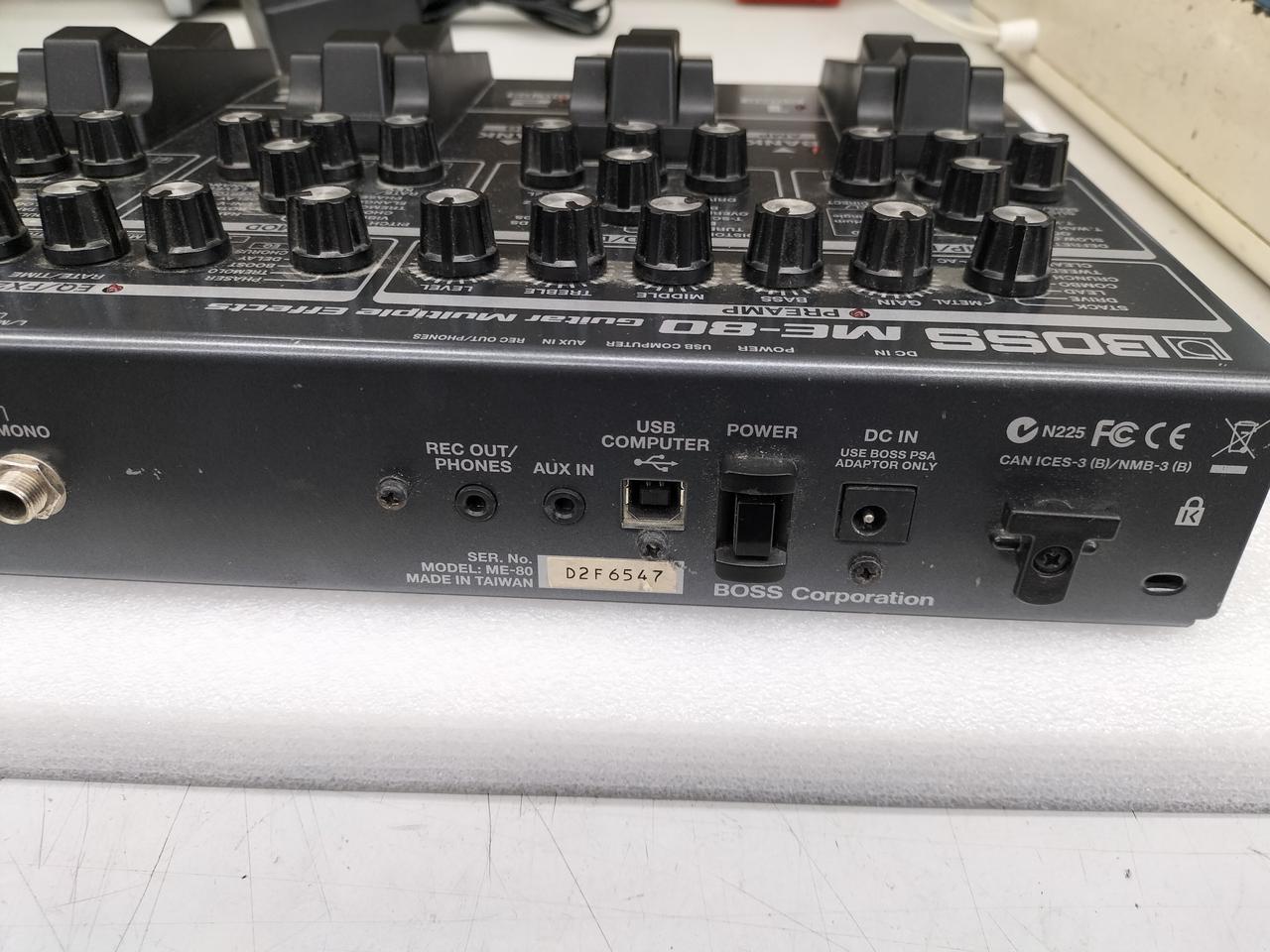 マルチエフェクター BOSS ME-80 美品 BOSS ME-80 ギターマルチエフェクター 【公式通販】