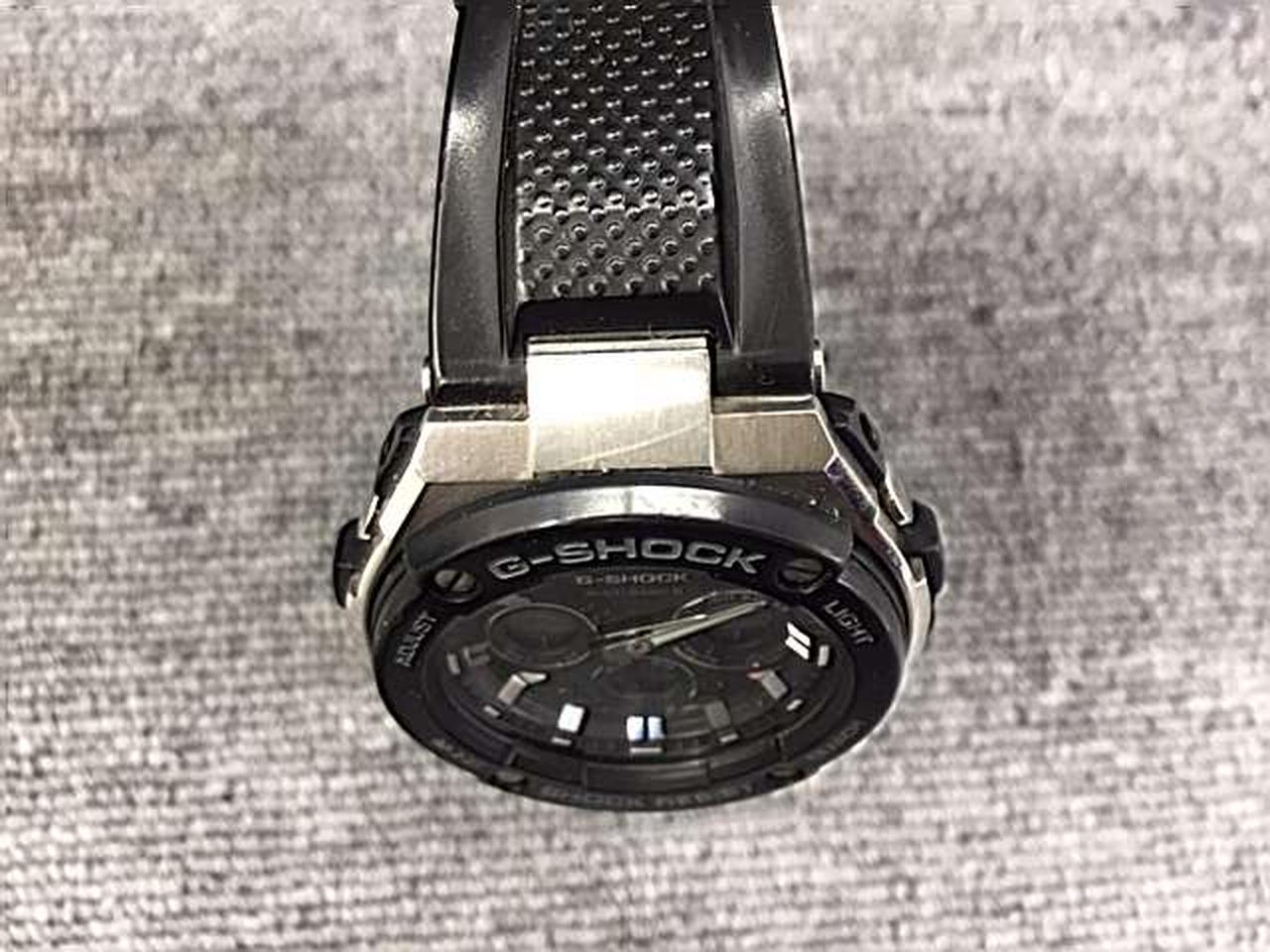 CASIO超美品！使用１回だけ腕時計ラバーGST-8400...フリーサイズ 黒 CASIO超美品！使用1回だけ腕時計ラバーGST-8400フリーサイズ