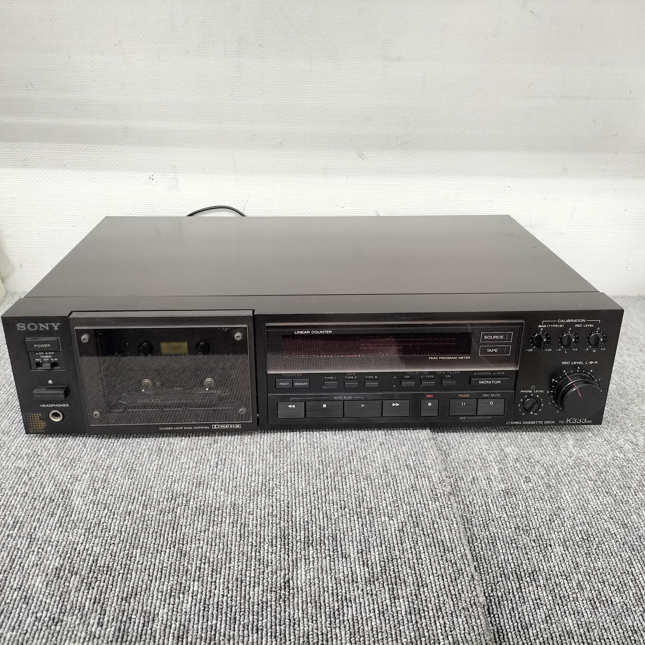 ソニー(SONY)|【録音ヘッド摩耗】SONYカセットデッキ|HARDOFF