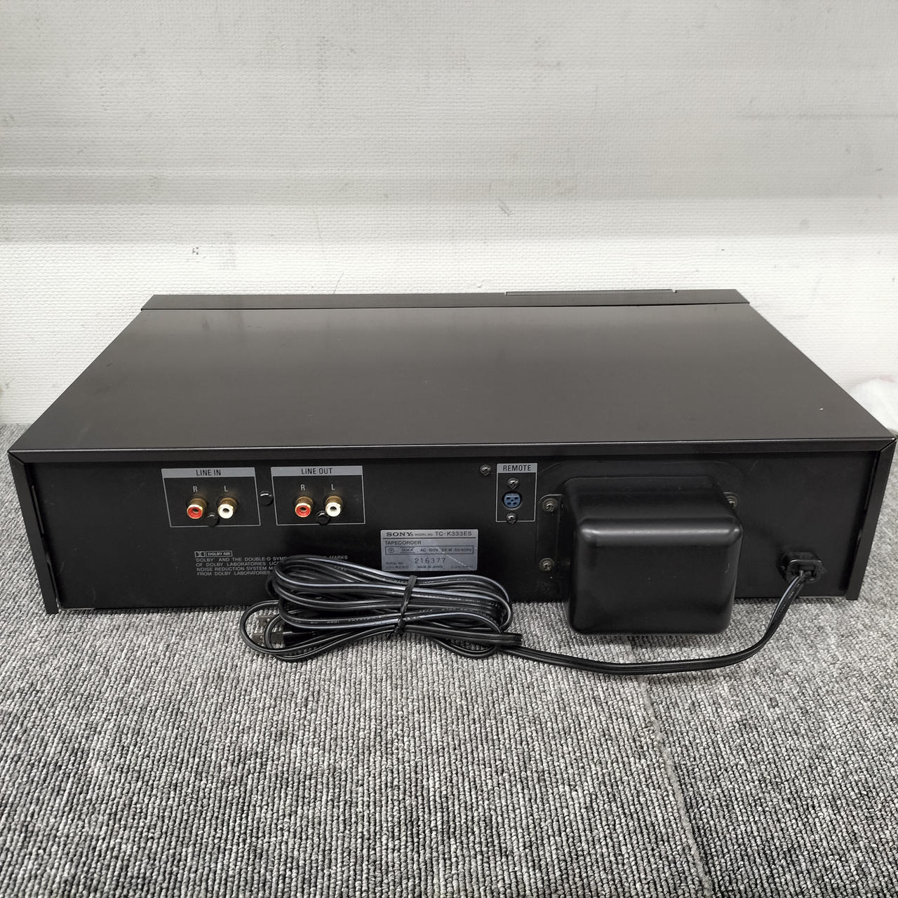 【ジャンク】SONY TC-K333ESソニー カセットデッキ SONY/ソニー カセットデッキ TC-K333ES 買取情報 | オーディオの