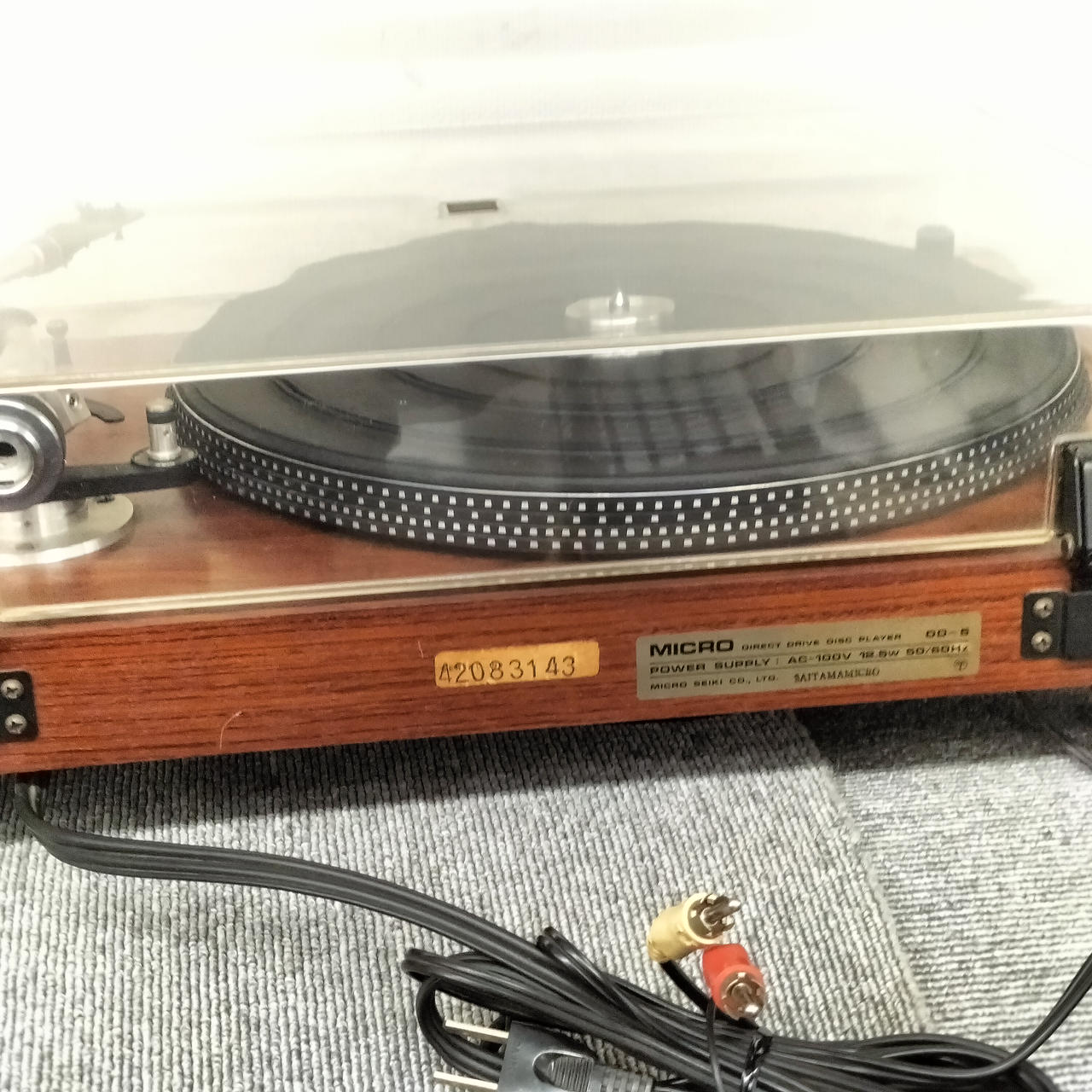 MICRO SOLID-5 レコードプレーヤー MICRO Solid-5の仕様 マイクロ精機