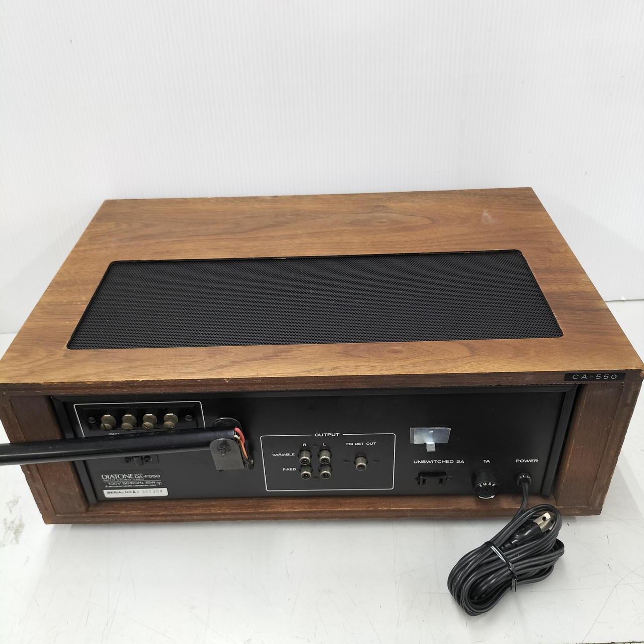 DIATONE AM/FMステレオチューナー DA-F550 Amazon.co.jp: DIATONE MITSUBISHI 三菱 ダイヤトーン DA-F550 FM/AM