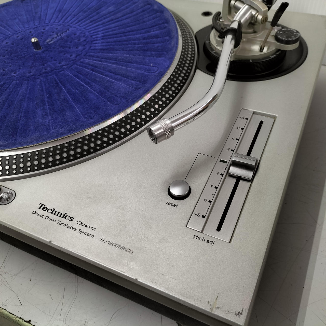 Technics SL-1200MK3D ターンテーブル シルバー カバー付き 中古品】Technics/ターンテーブル/SL-1200MK3D(シルバー) -DJ