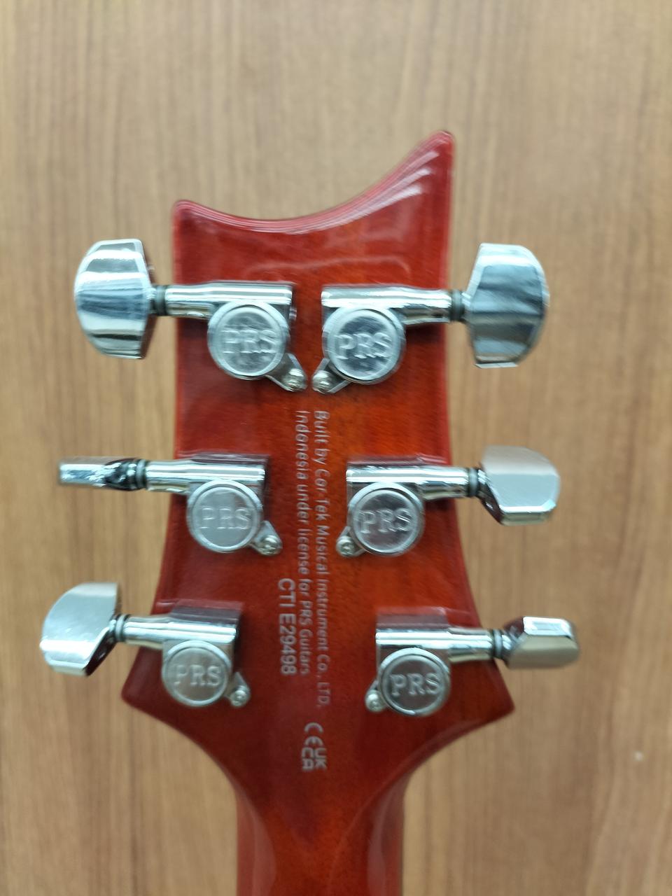 PRS SE 245 エレキギター 赤 PRS SE Custom24 Fire Red Burst エレキギター ポールリード