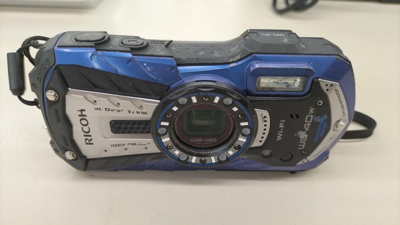 RICOH WG-40W デジカメ Amazon | RICOH 防水デジタルカメラ RICOH WG-40W ブルー 防水