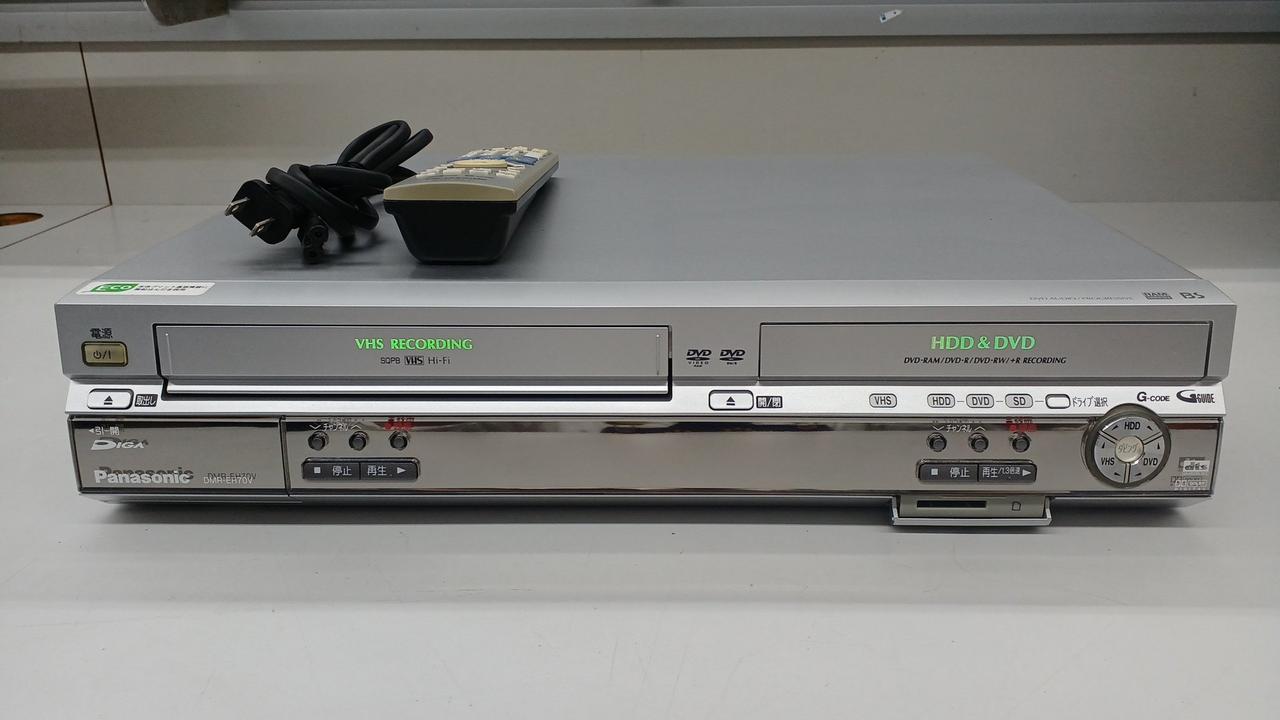 Panasonic VHS・ブルーレイレコーダー HDD対応 概要 HDD搭載ハイビジョンブルーレイディスクレコーダー DMR-BXT870